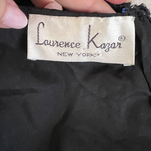 Vintage floor-length silk and sequin gown 💎 - Picture 5 of 9